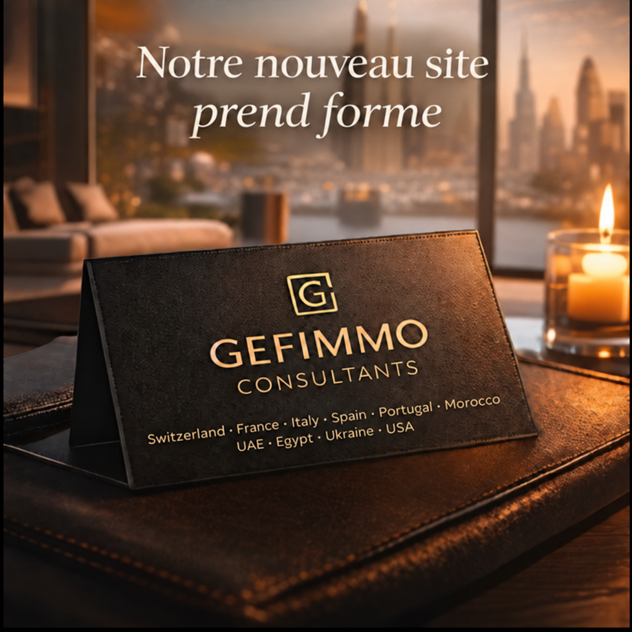 Notre nouveau site prend forme
